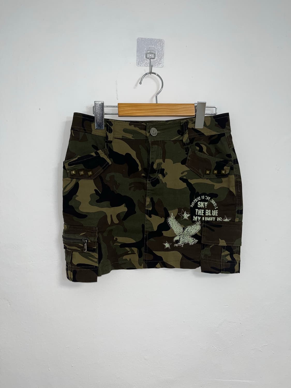 Y2K 카모 스커트 상품이미지1