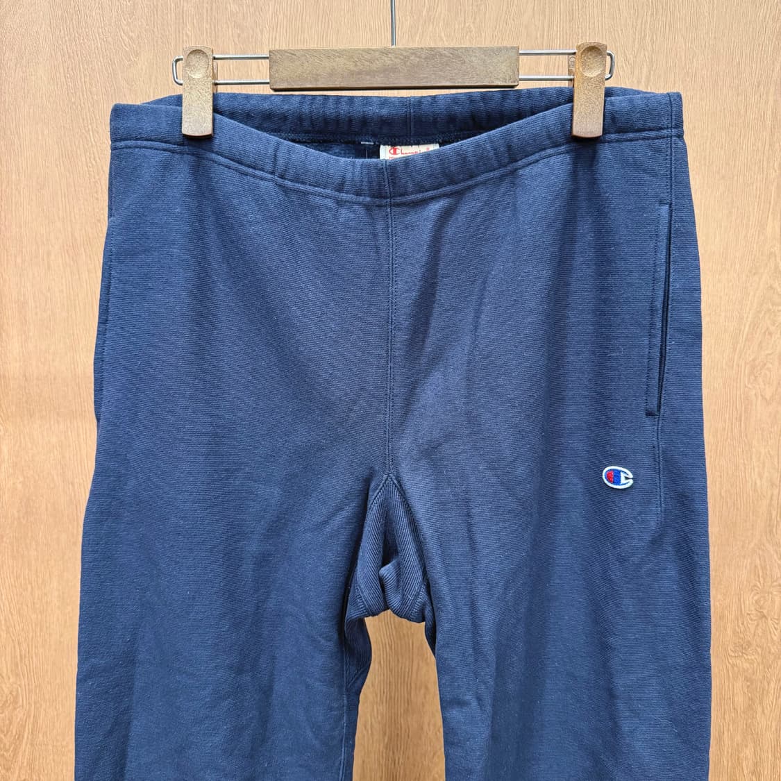 챔피온 트레이닝 팬츠 리버스위브 자수로고 디테일 레귤러핏 네이비 상품이미지4