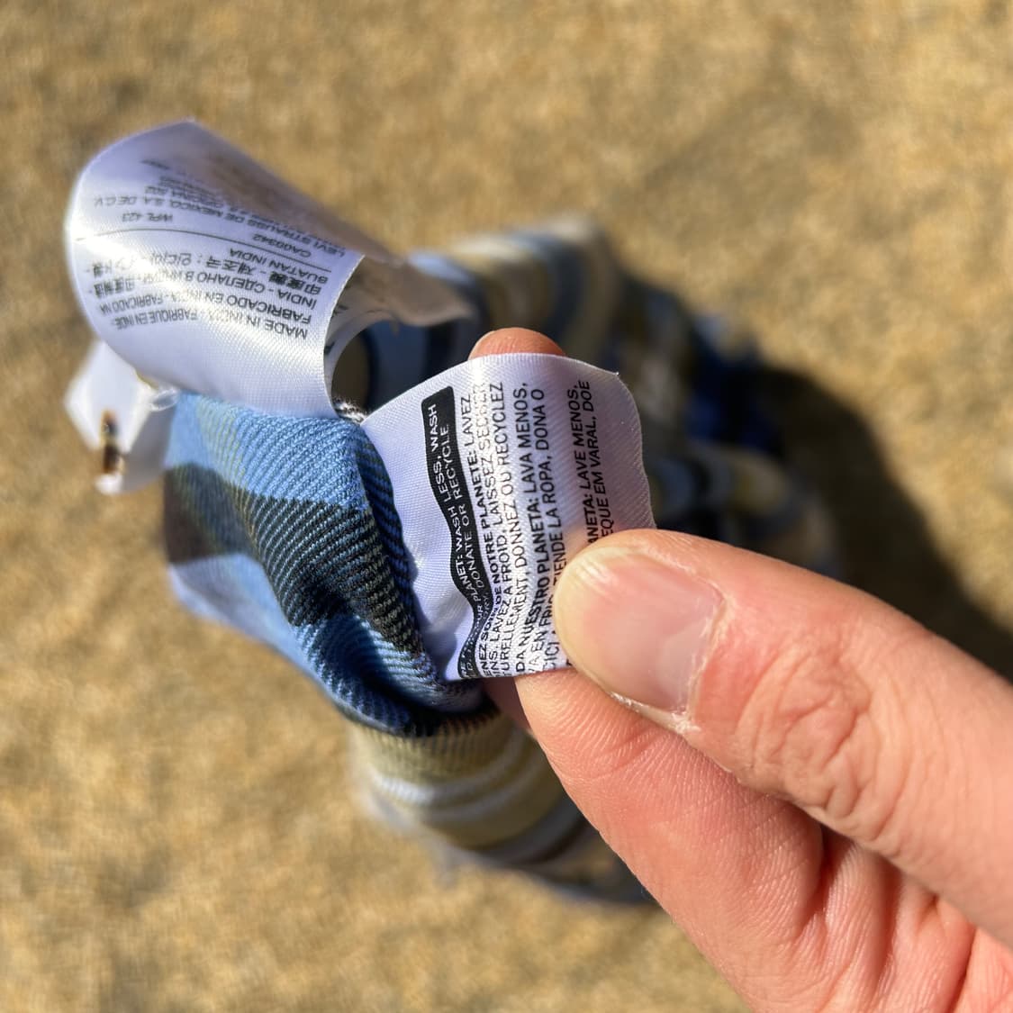 리바이스 웨스턴 화이트 라벨 체크 셔츠 상품이미지7