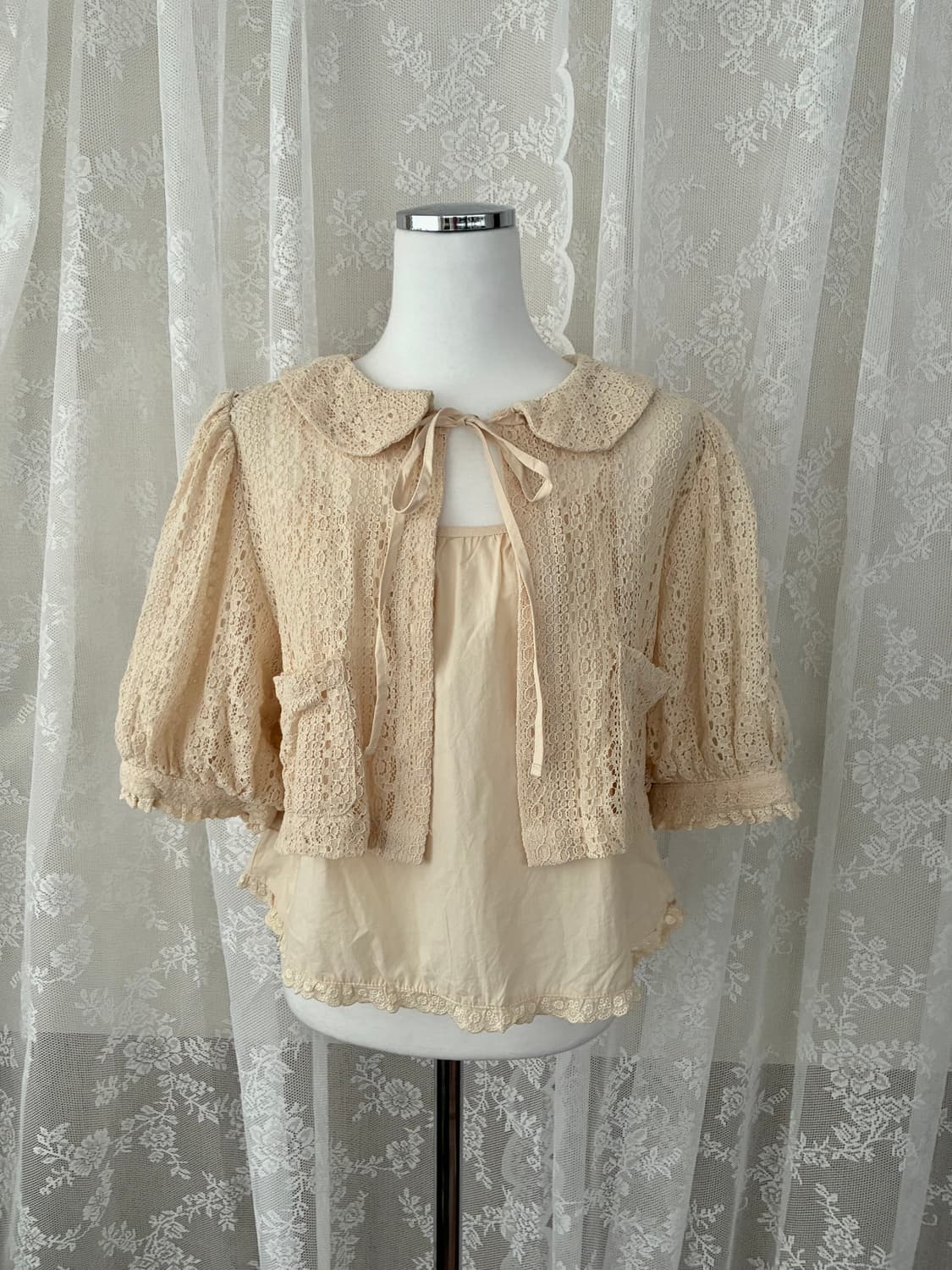 F) 미미부티크 베베 블라우스 베이지 상품이미지1