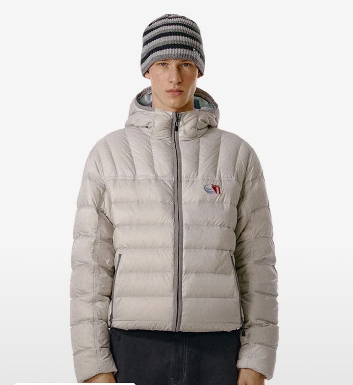 테켓 경량패딩 Gray 상품이미지1