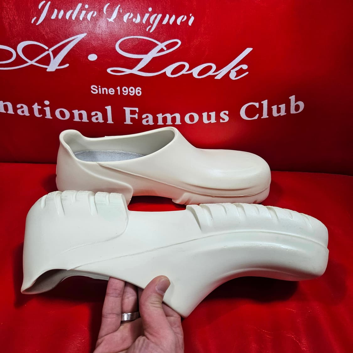 버캔스탁 A630 클로그 화이트 43size 상품이미지6