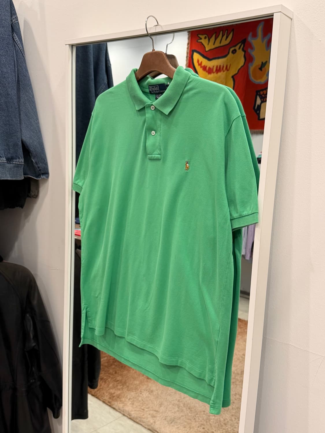 90-00s Polo RL 폴로 랄프로렌 피마코튼 pk 반팔 티셔츠 상품이미지1