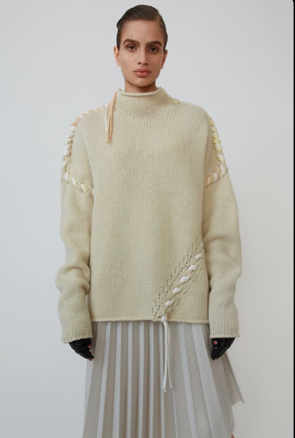 아크네스튜디오 Kaneta 레이싱 오버사이즈 니트 스웨터 상품이미지1