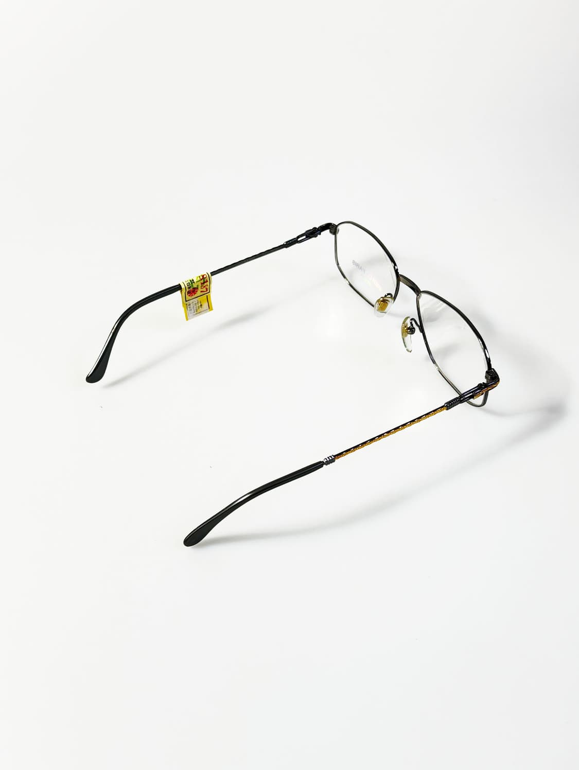 90s MIER DE PARIS 티타늄 슬림 스퀘어 빈티지 안경 상품이미지4