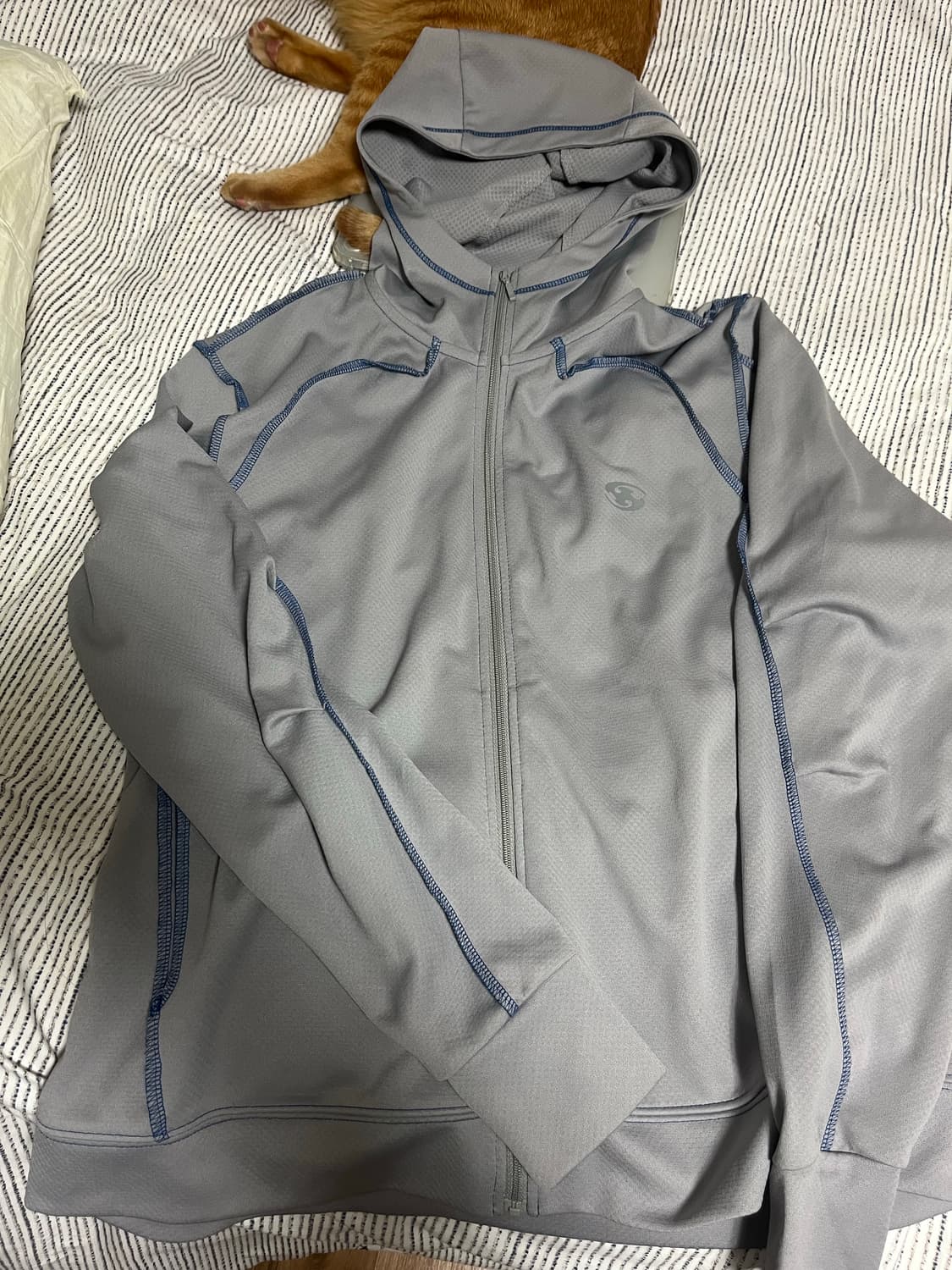 산산기어 25SS 후드집업 산산기어 X 고마츠나나 상품이미지2