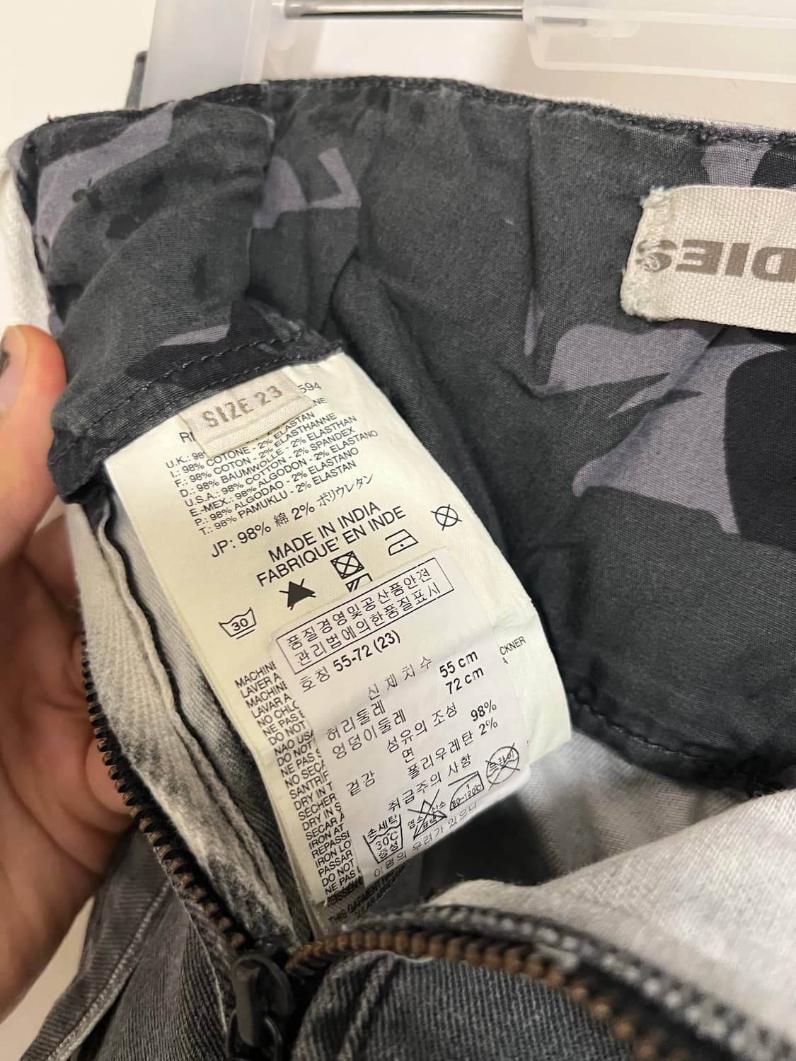디젤 데님 빈티지 스커트 상품이미지6