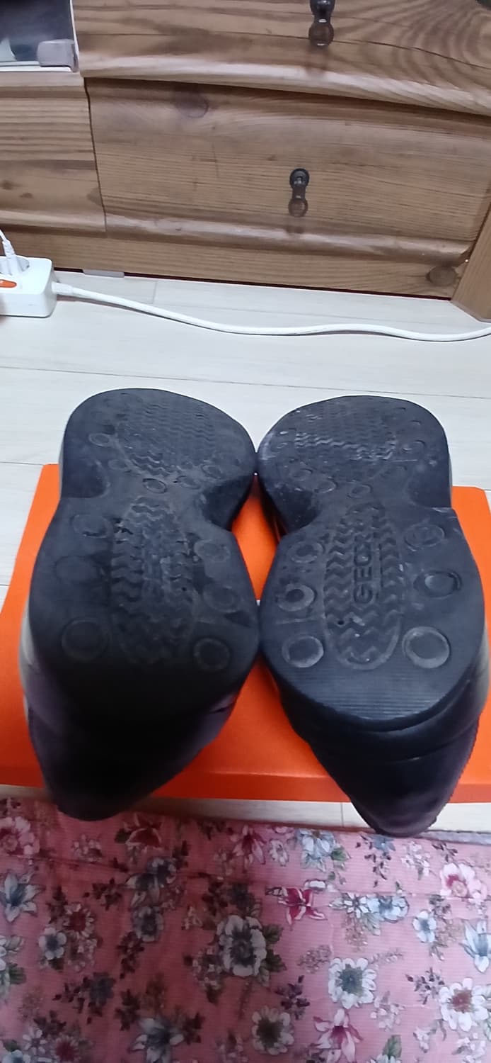 제옥스(GEOX) 남성용 블랙 드레스 슈즈(EU43,약275mm)  상품이미지7