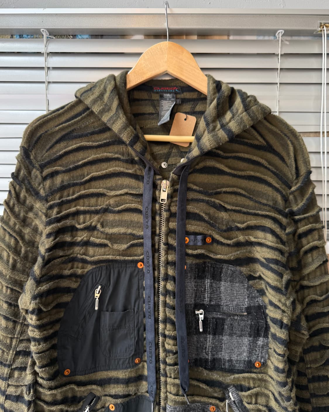 CUSTO BARCELONA contemporary zip-up 후드 상품이미지4