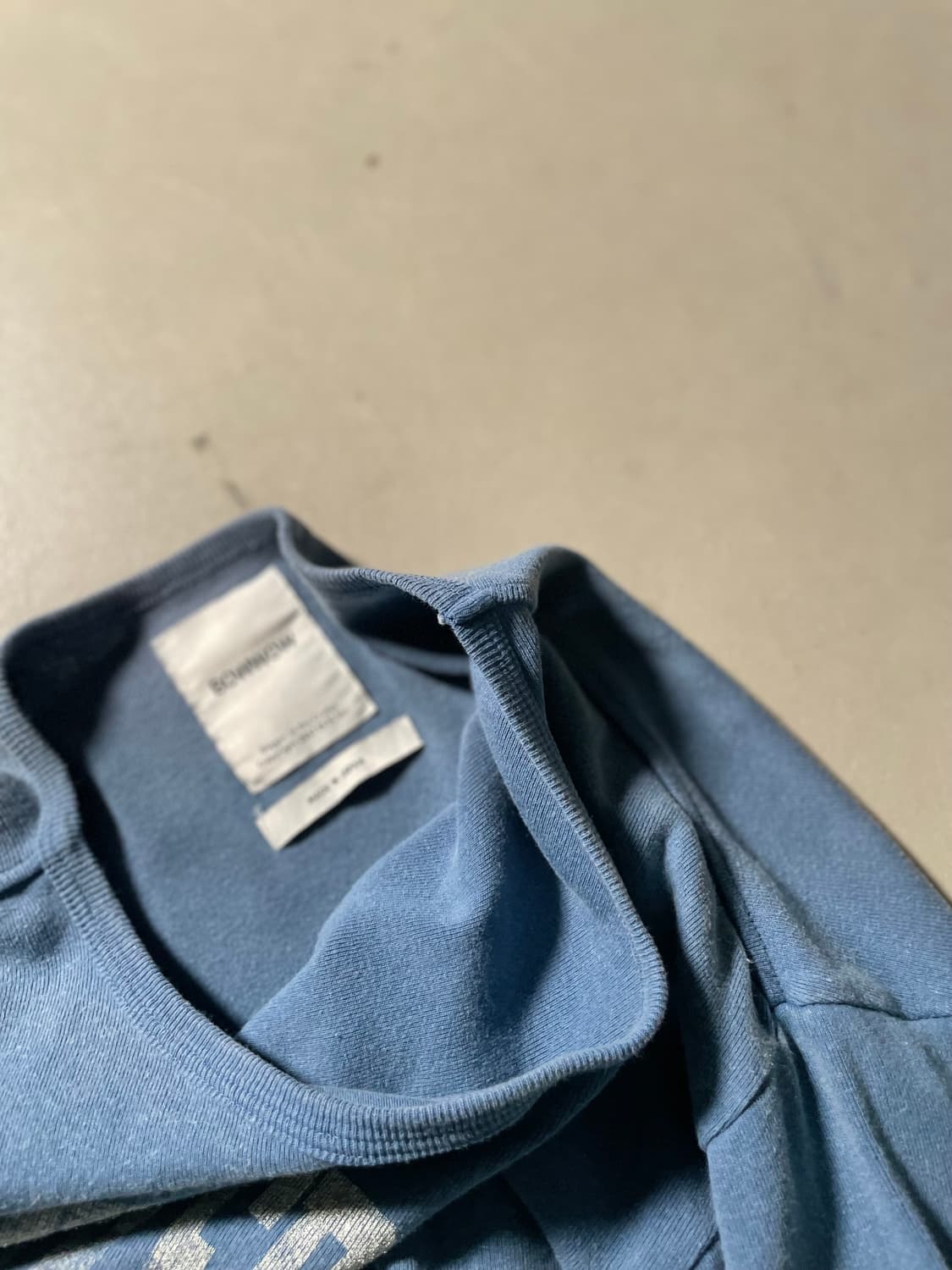 바우와우 Pigment Dyed Sleeve Tee 상품이미지4