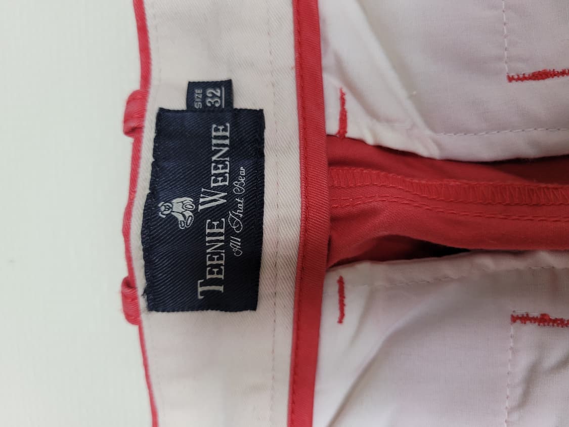 티니위니 TEENIE WEENIE 남자 면치노바지 31 스칼렛 상품이미지6