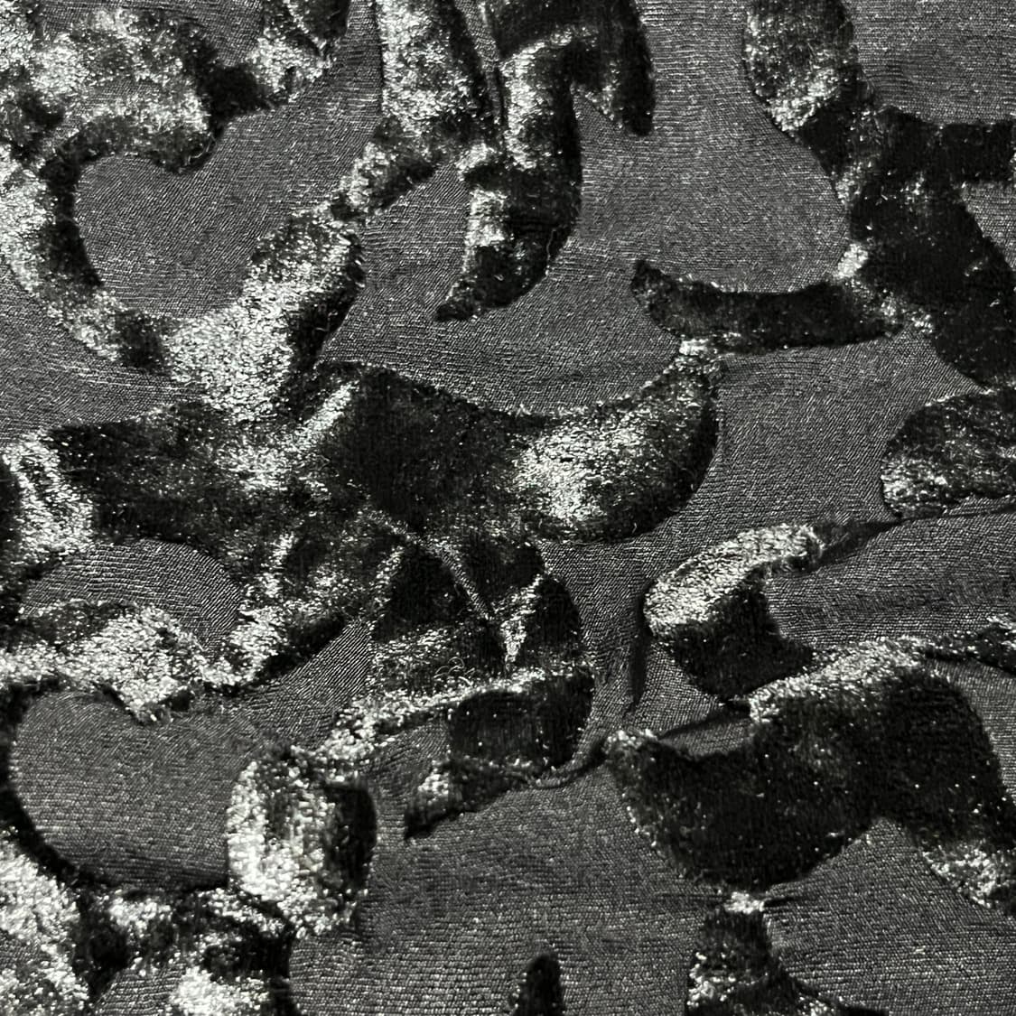 오즈크로스 고스 블랙 벨벳 케이프 드레스 상품이미지6