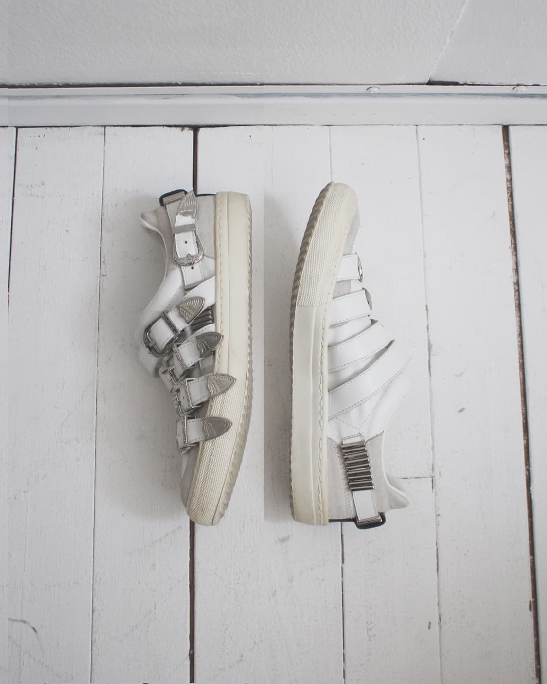 toga western buckle leather sneakers 상품이미지4