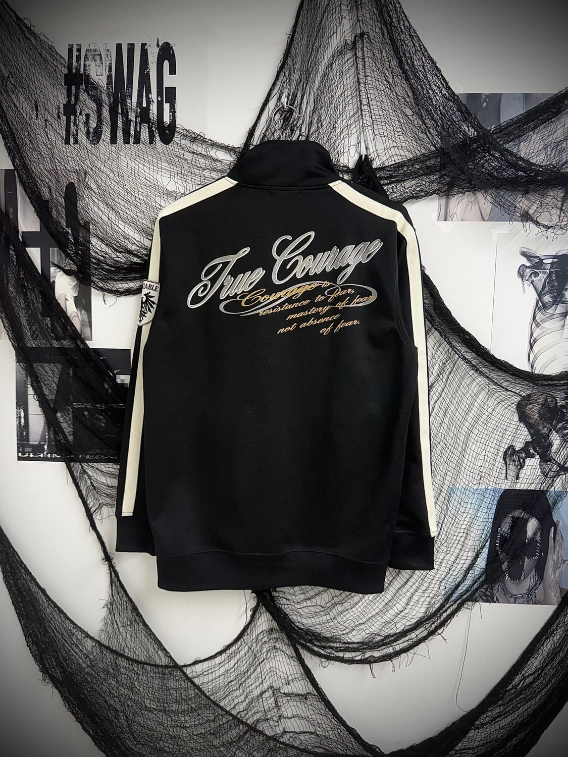 00s printing cross zipper jersey 상품이미지5
