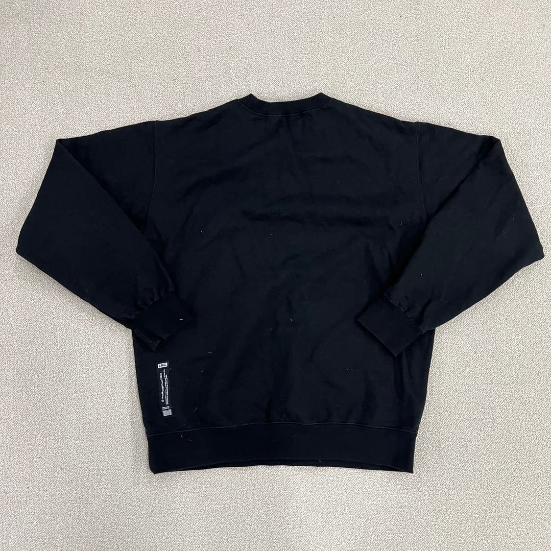 L LMC 엘엠씨 기모 블랙 맨투맨 0202M1 상품이미지4