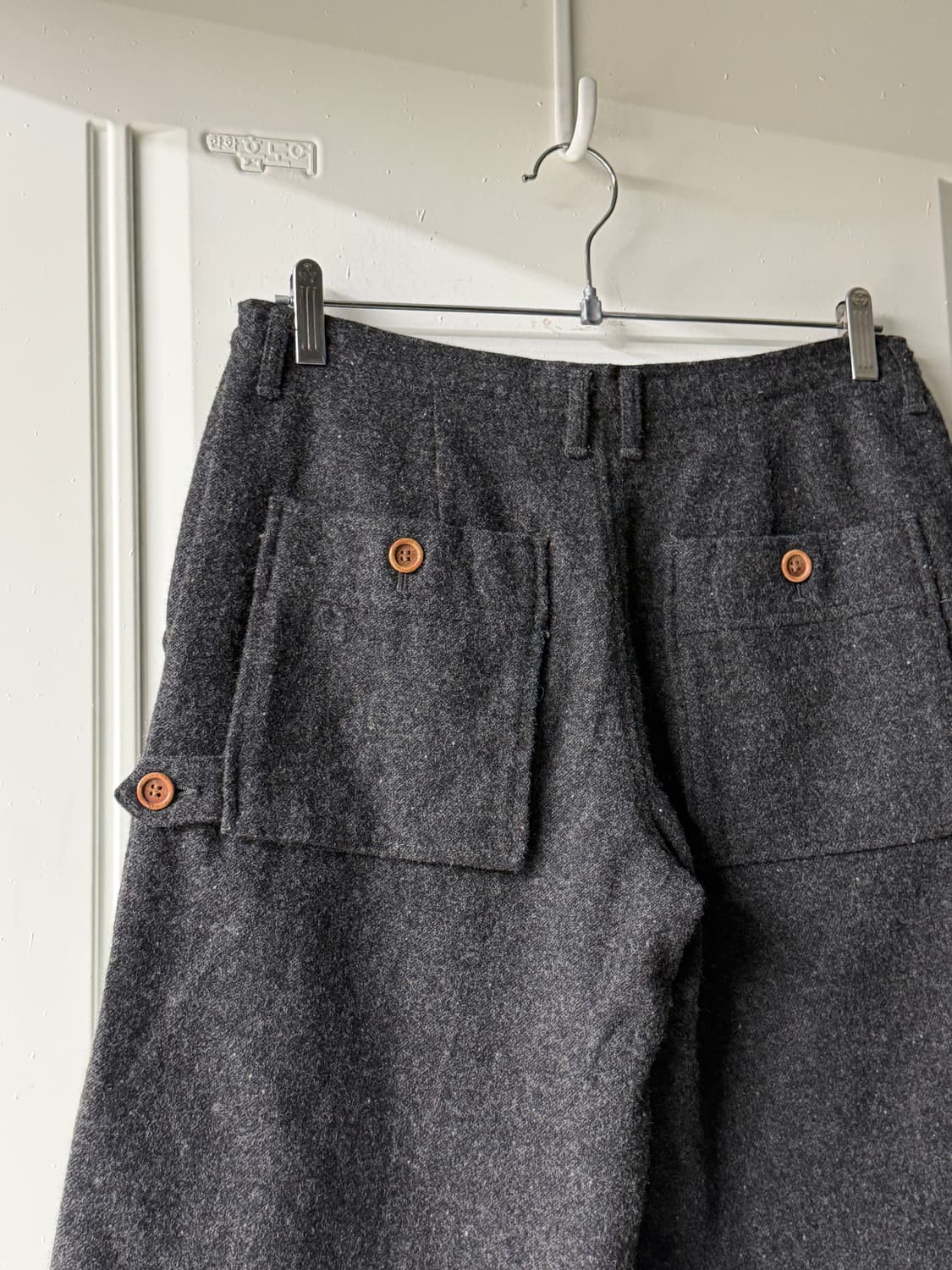 일본빈티지 울90% 포멀 하프팬츠 상품이미지9
