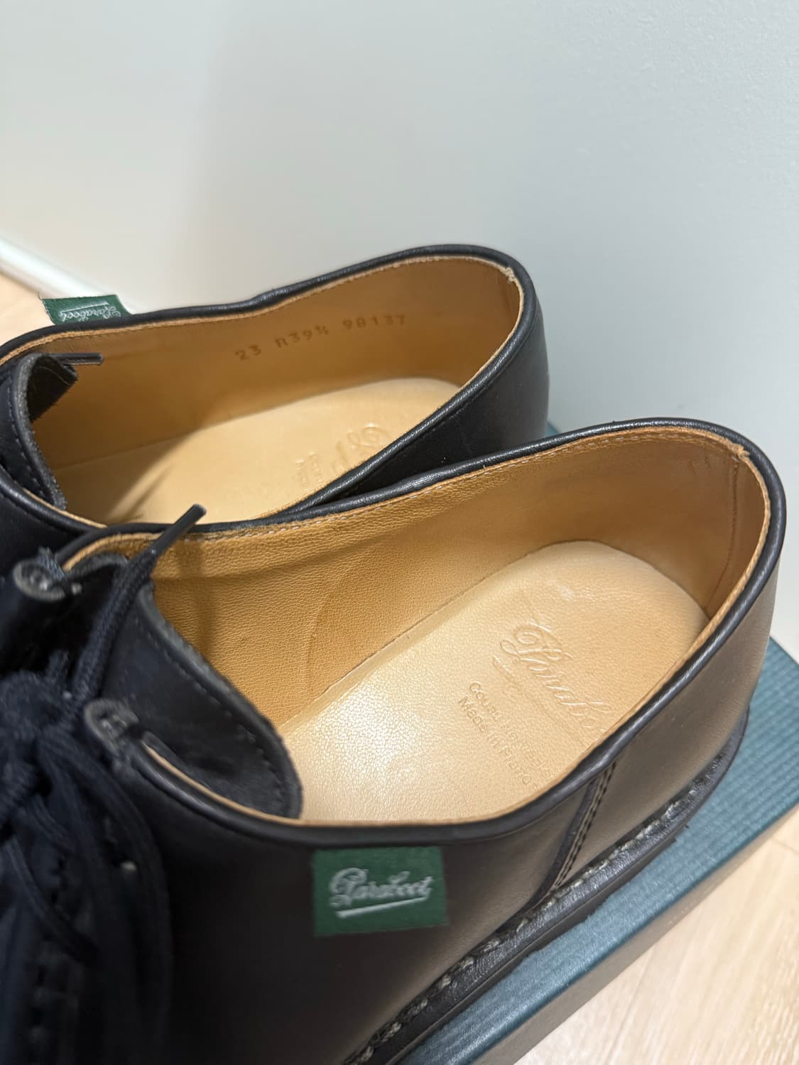 파라부트 미카엘 블랙 로퍼 EU39.5(250) 상품이미지3