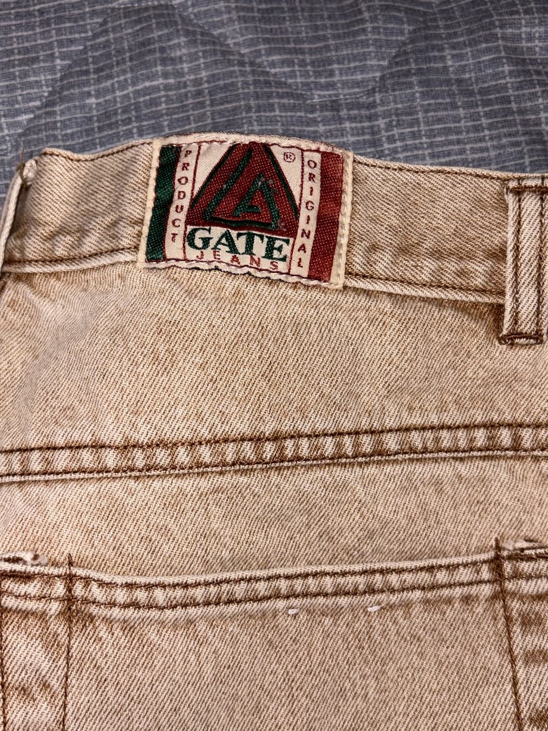 Washing Vintage Cotton semi wide Pants 상품이미지2