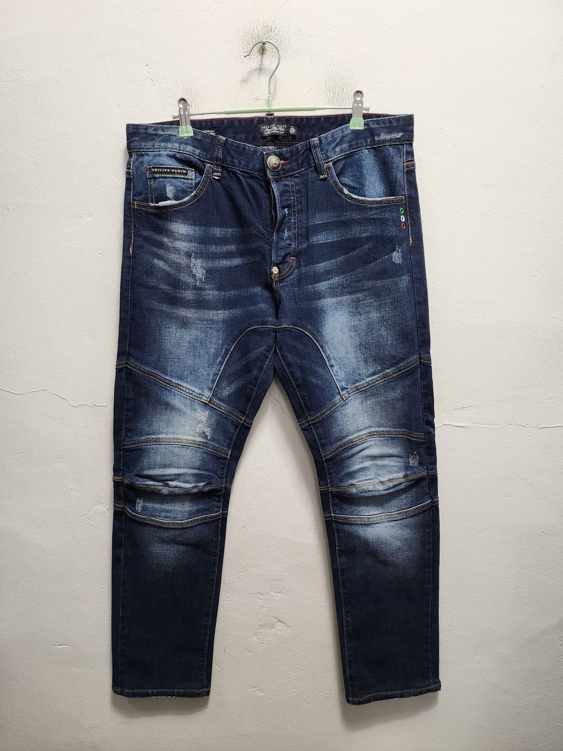 필립플레인 스틸로고 워싱 청바지  상품이미지2