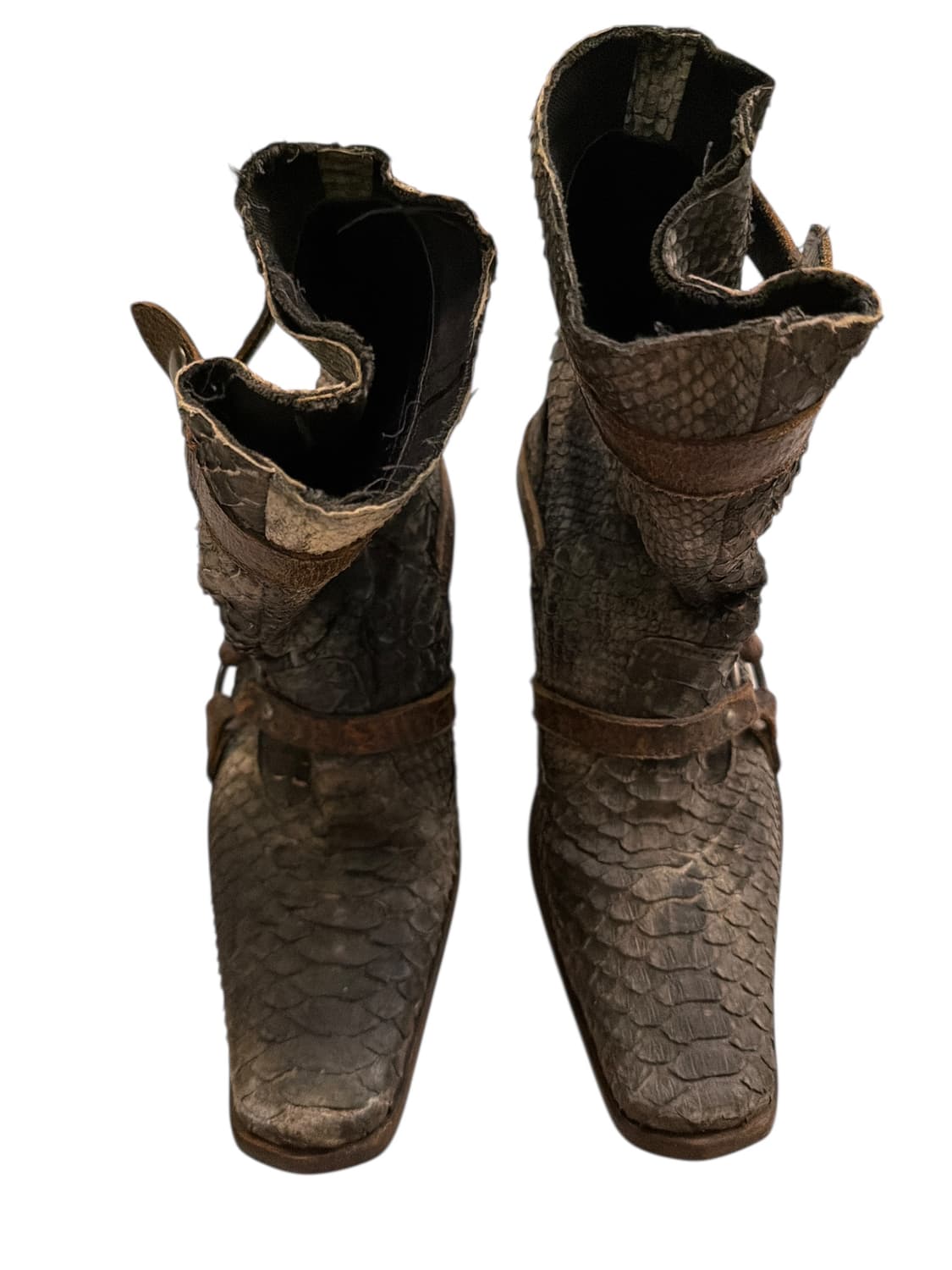 ALFREDO BANNISTER Alligator Snake Boots 상품이미지2