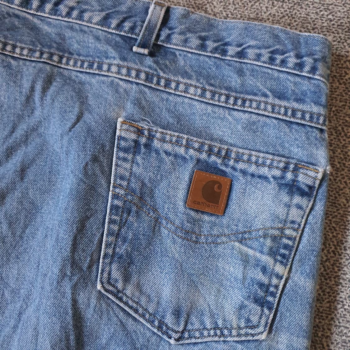 빅사이즈 칼하트 빈티지 데님 팬츠 No.46 상품이미지7