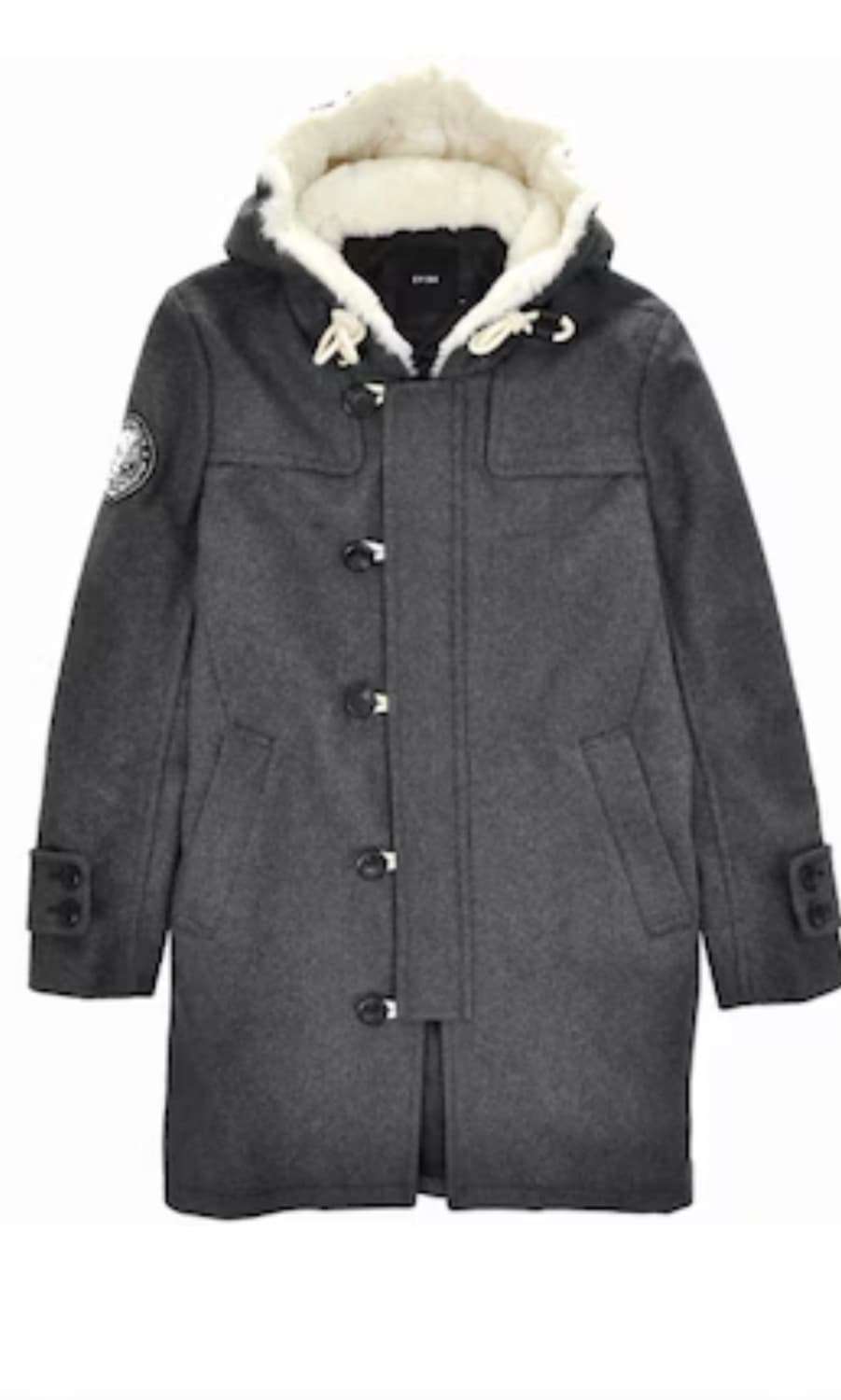 에비수 보아 후드 방모 더플 코트 95 상품이미지6