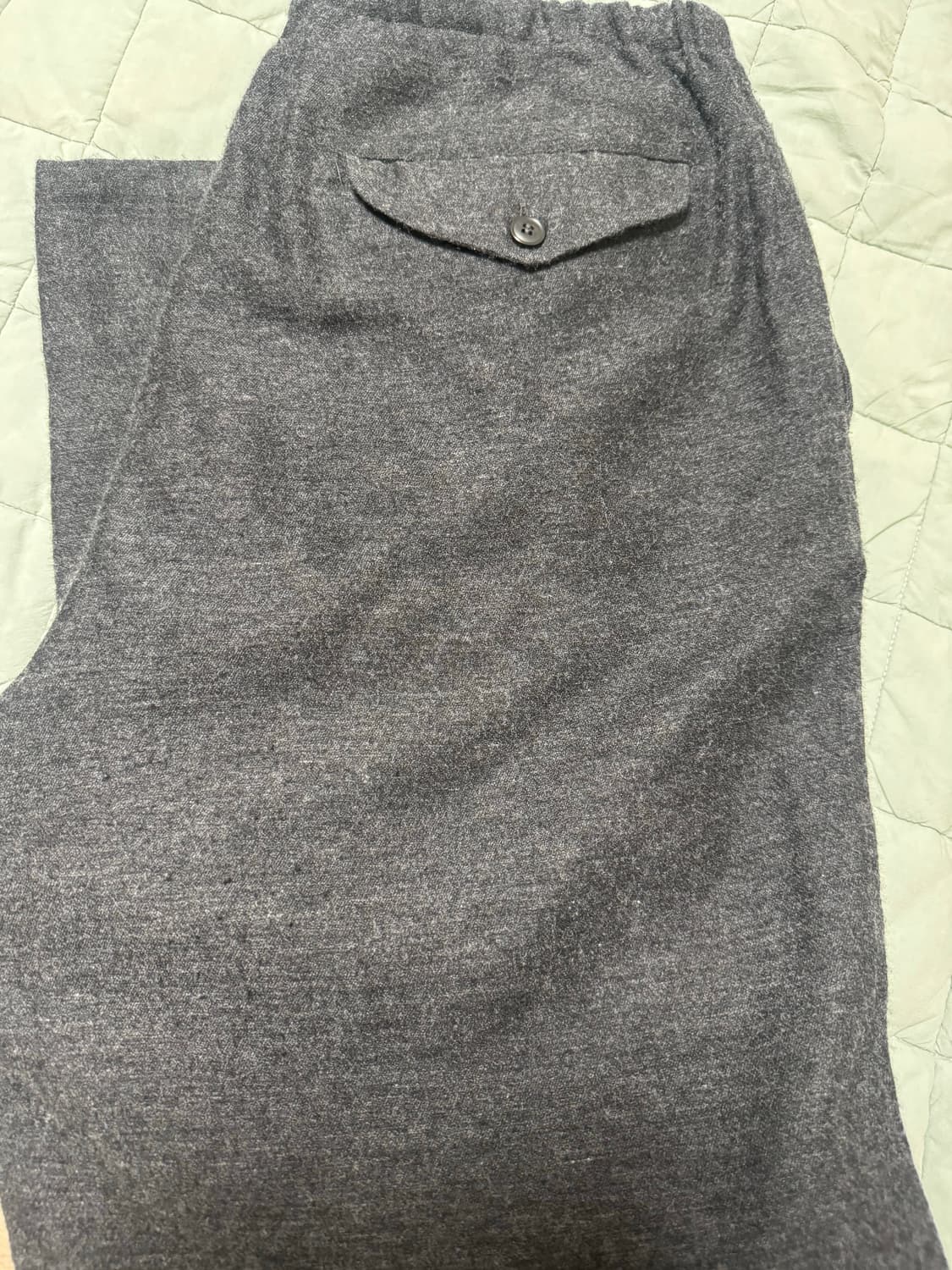 코모리 23AW 캐시미어 실크 드로우스트링 팬츠 3사이즈 팝니다 상품이미지6