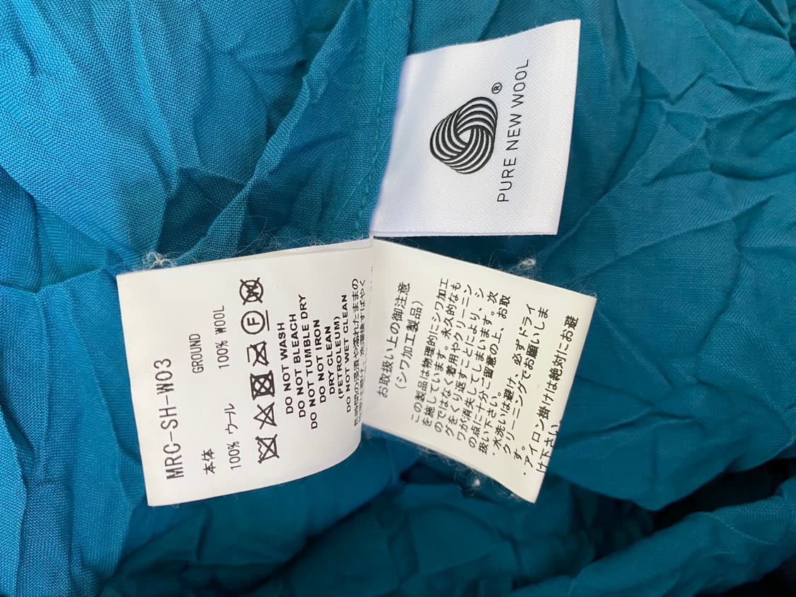 Facetasm crinkled shirt 상품이미지5