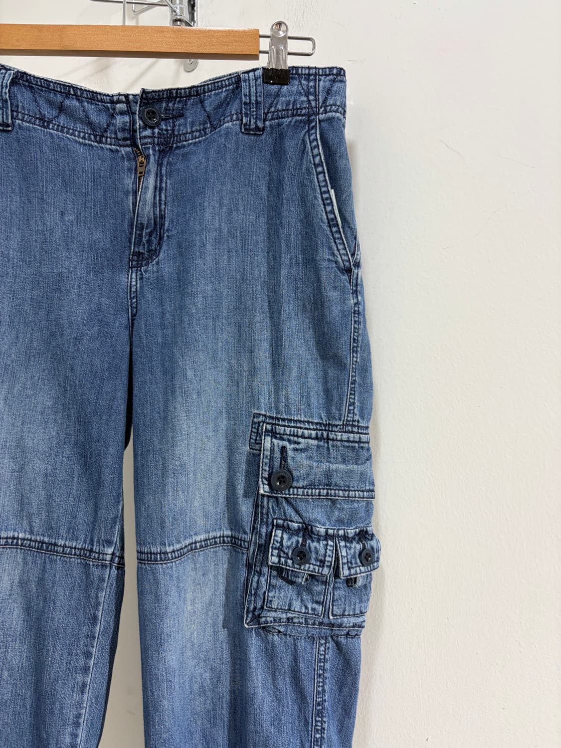 90s 폴로 LAUREN JEANS COMPANY 데님 탄창 카고 팬츠 상품이미지4