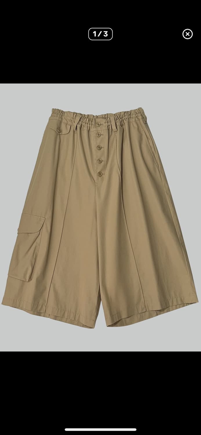 요지야마모토 크롭팬츠 상품이미지1