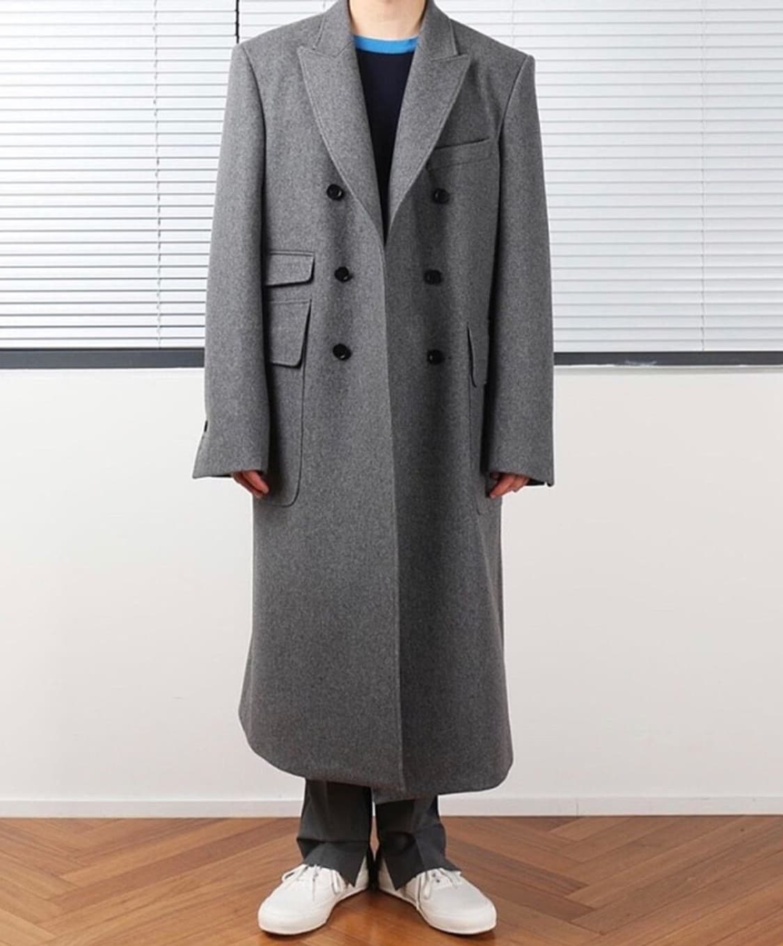 (YEARSAGO) 이얼즈어고 타임리프 01-2 코트 멜란지그레이 L 상품이미지1