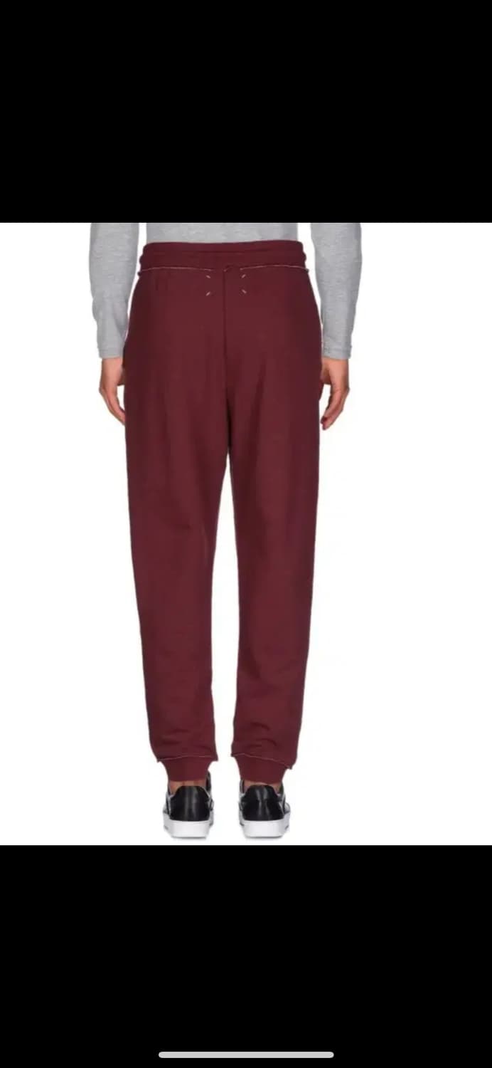 정품 마르지엘라 버건디 스티치 트레이닝바지 조거팬츠 상품이미지4
