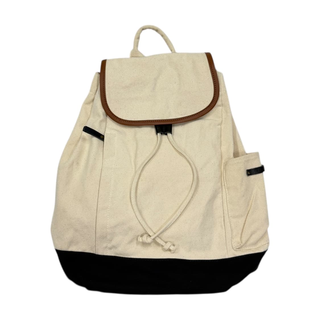 스프링콤마 아이보리 포켓 복조리 백팩 가방 상품이미지2