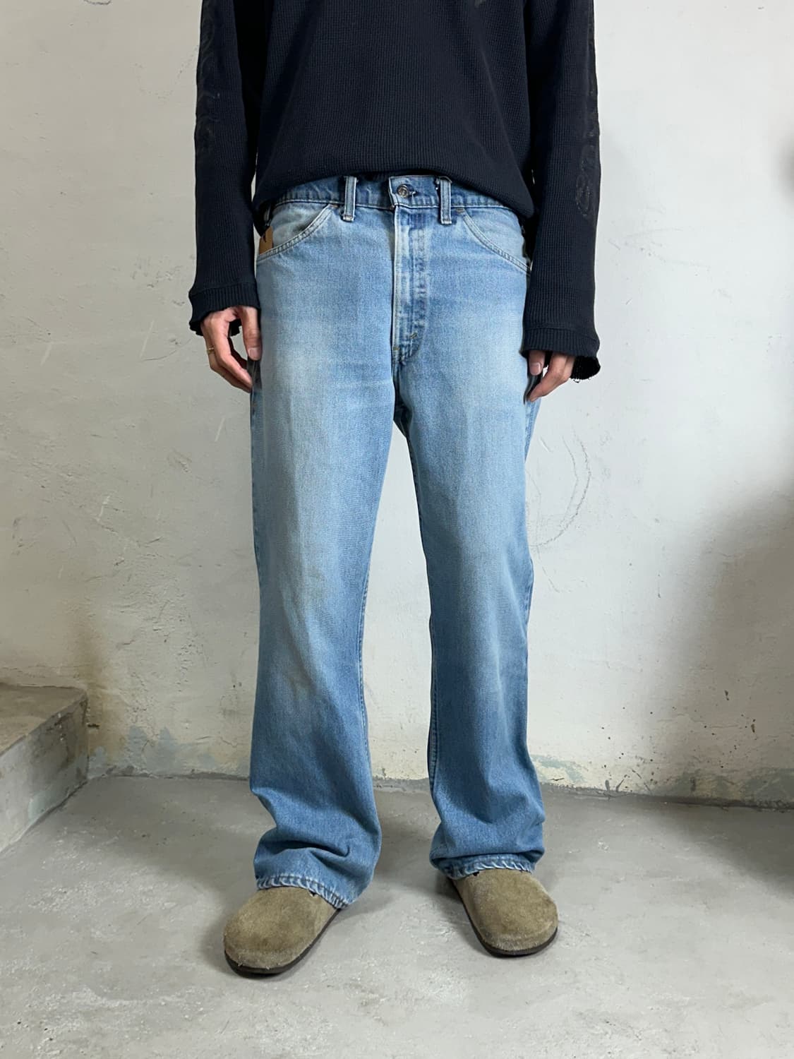 70's USA Made 빈티지 리바이스 646 벨바텀 부츠컷 오렌지탭 상품이미지3