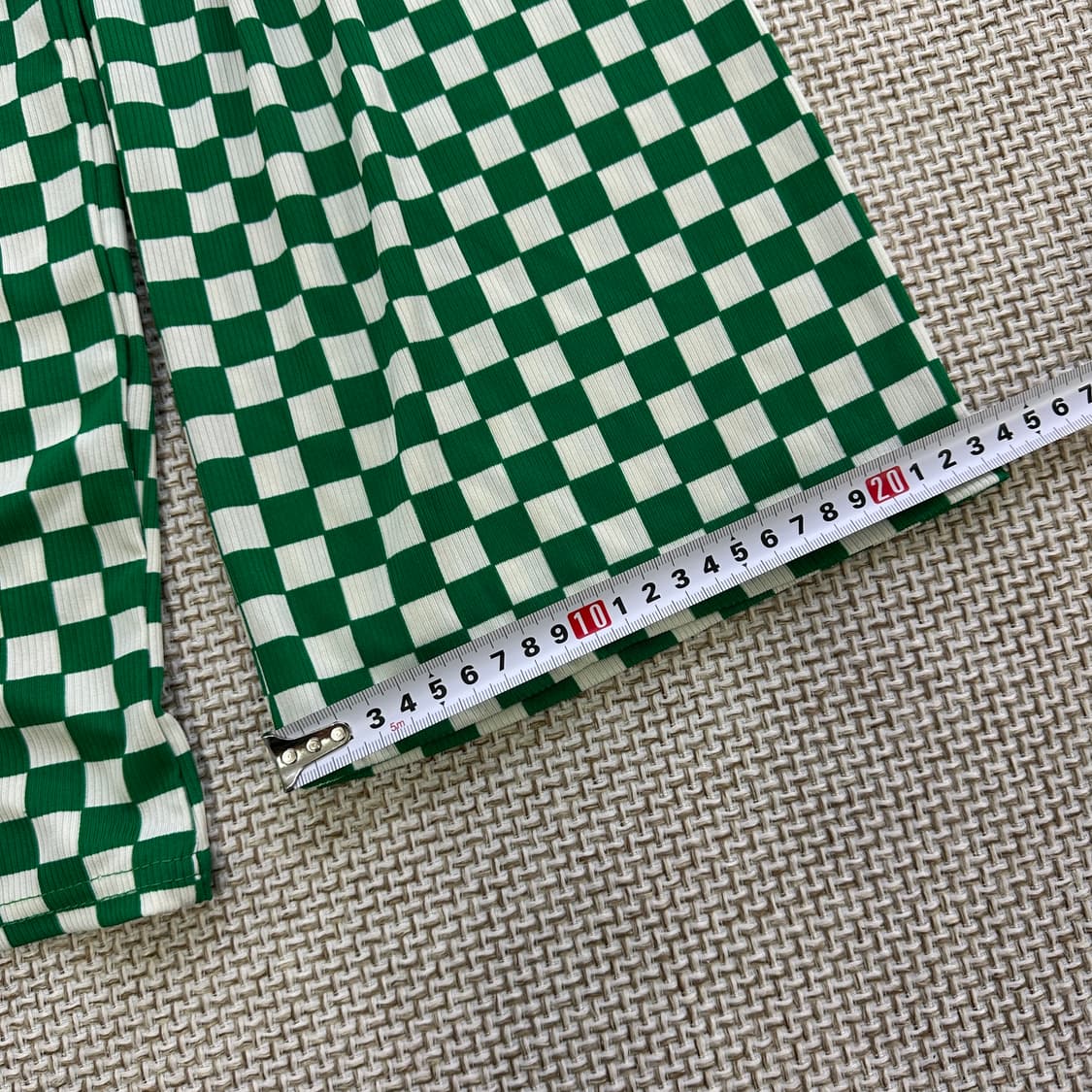 실측확인 빈티지 체크 바지 0429D 상품이미지7