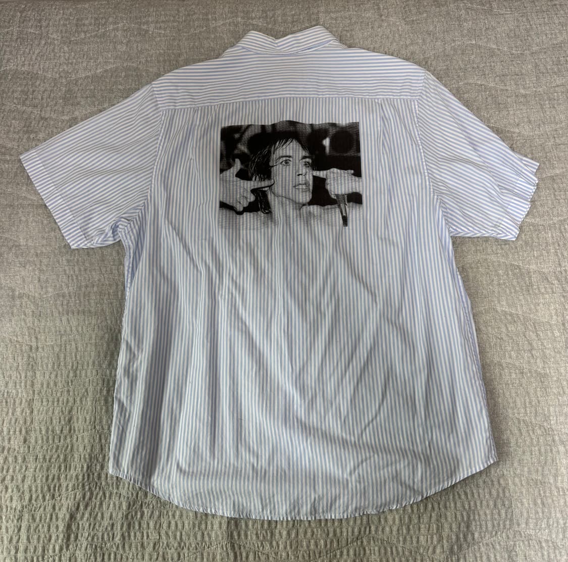 슈프림 이기팝 스트라이프 반팔 셔츠 M 상품이미지3