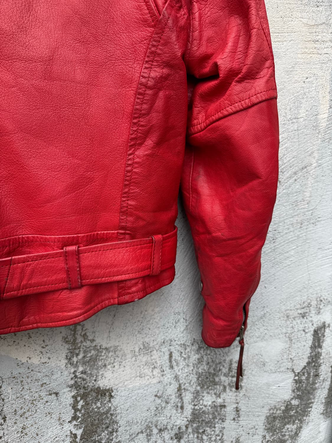 ~90‘s Double Rider Leather Jacket 상품이미지7