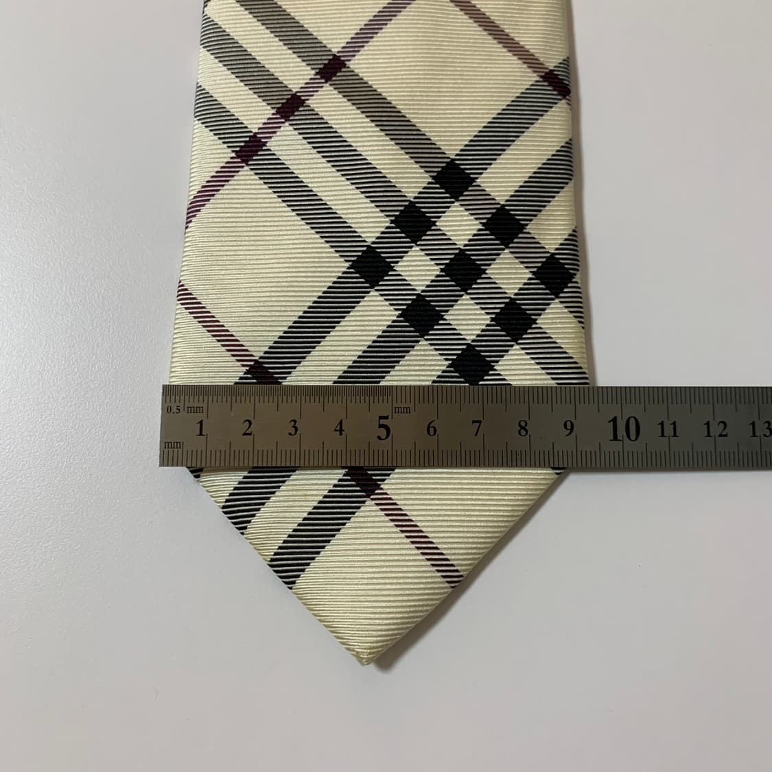 버버리(BURBERRY) 노바체크 명품 빈티지넥타이 클래식정장 A등급 상품이미지8