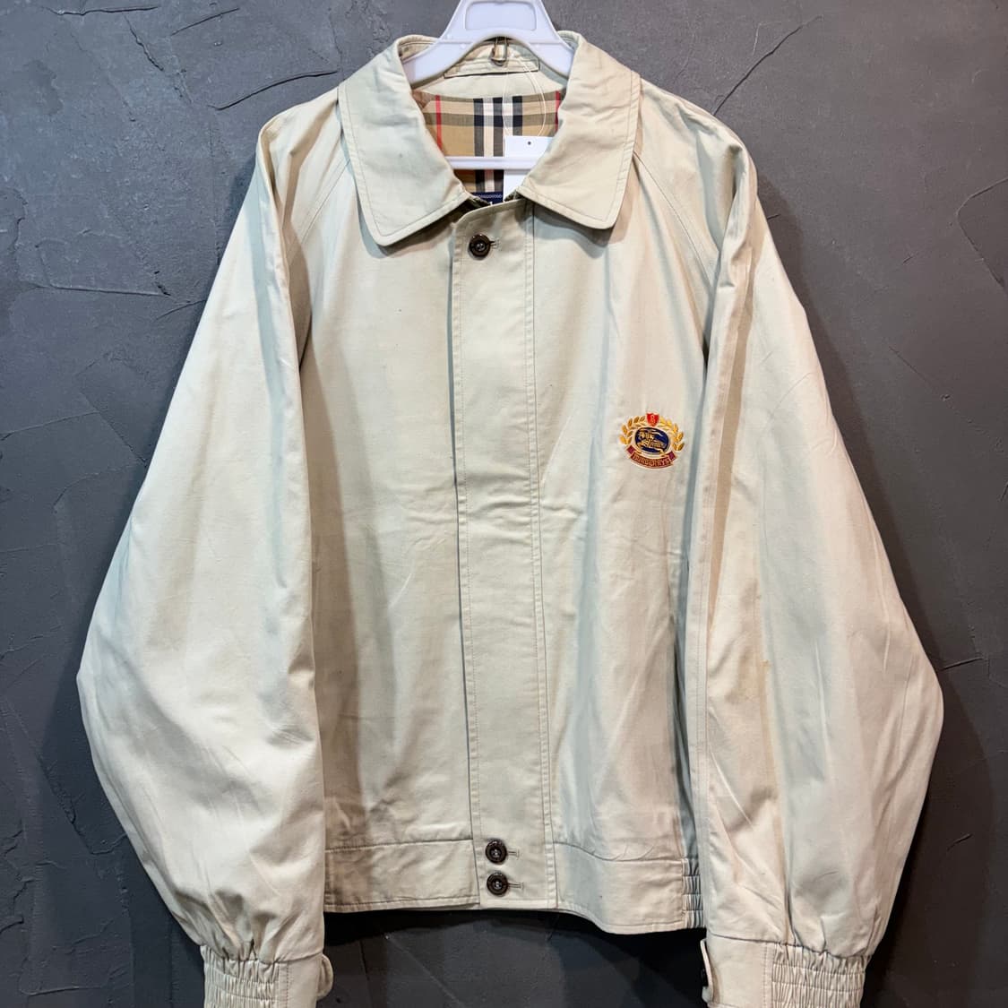 [XL] BURBERRY 버버리 빈티지 블루종  상품이미지1