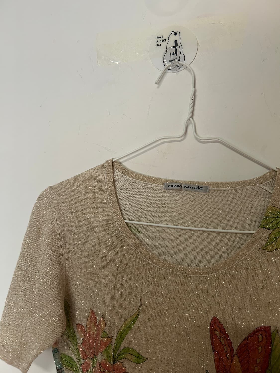 반짝이 꽃 나비 반팔  상품이미지5