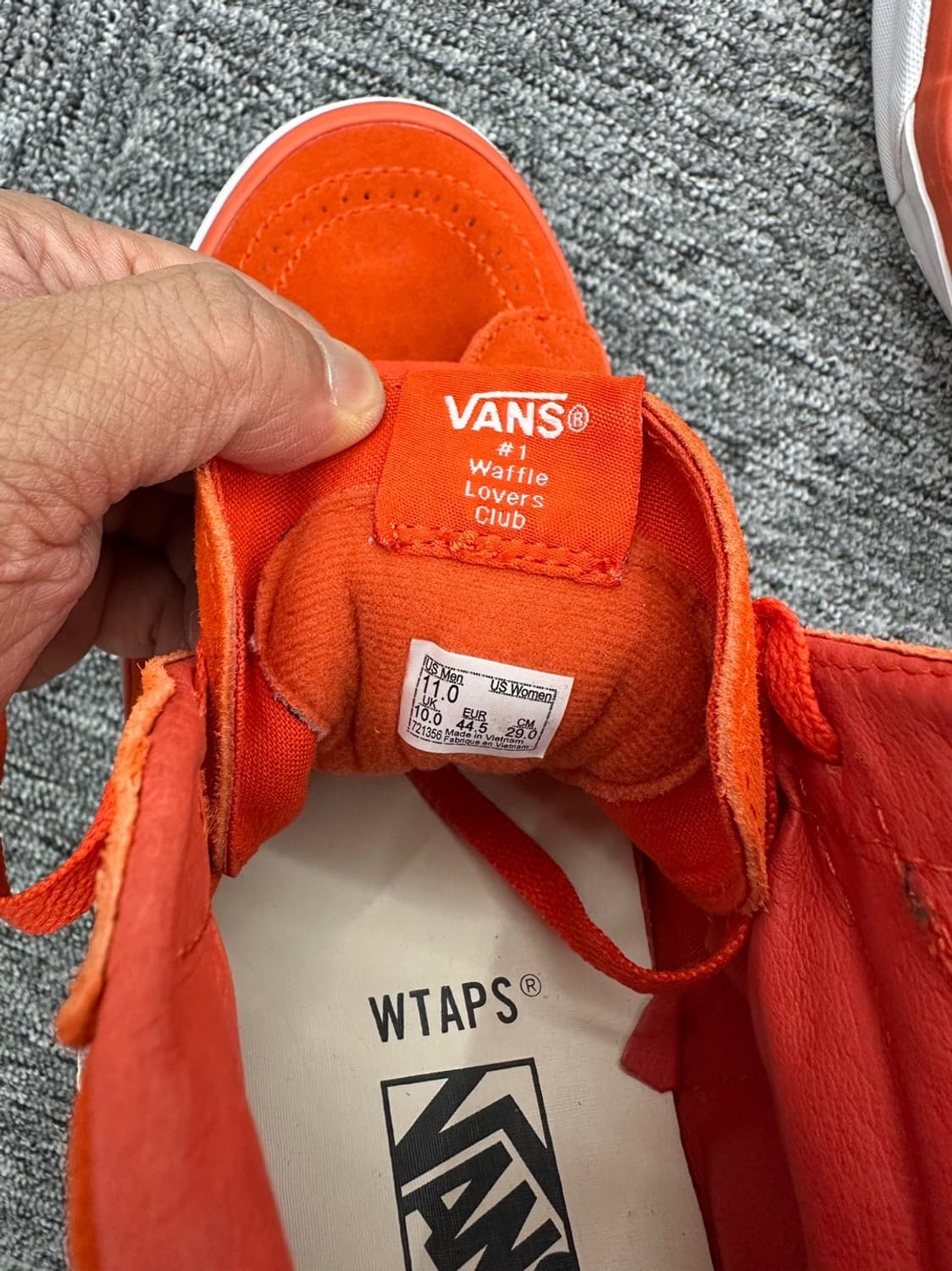 (290MM)VANS X WTAPS 스케이트하이-M625 상품이미지8