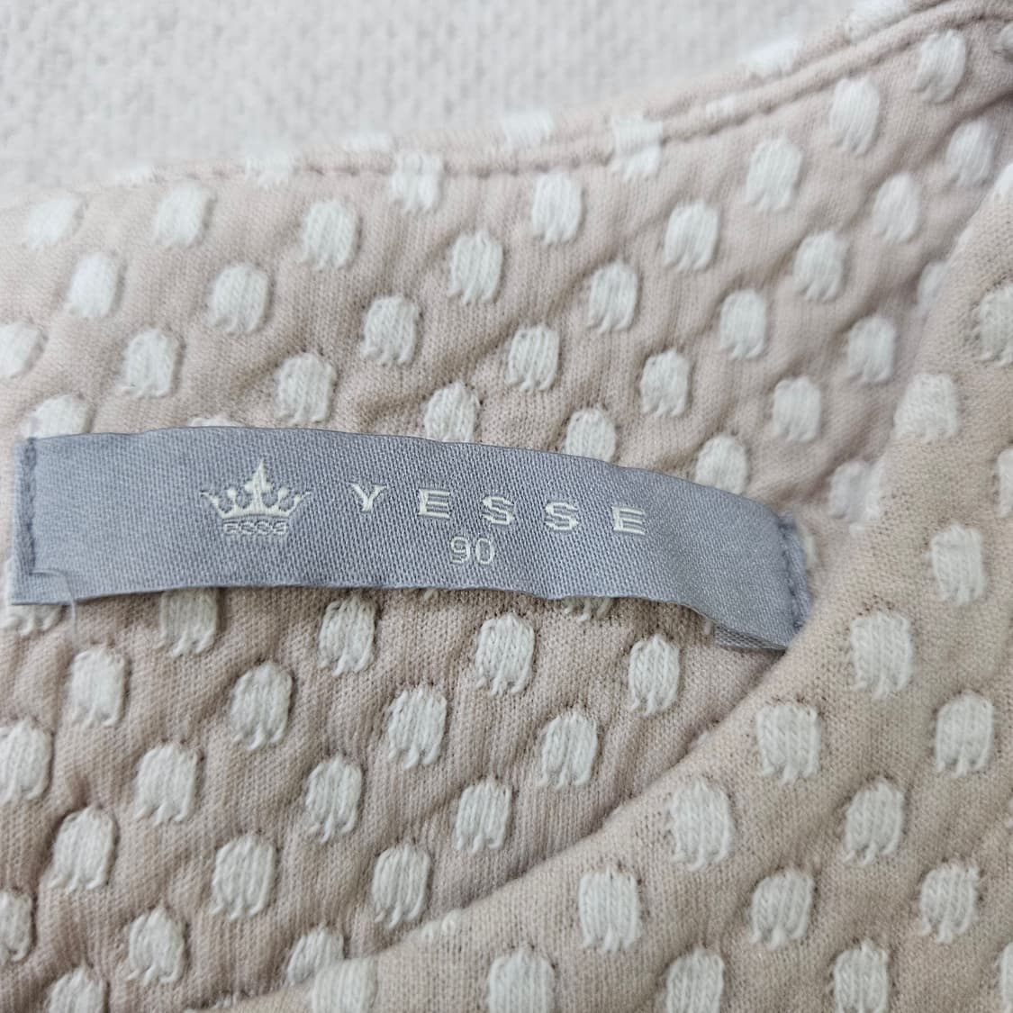 90 YESSE 레이어드 텍스처 긴팔티 0402Y 상품이미지3