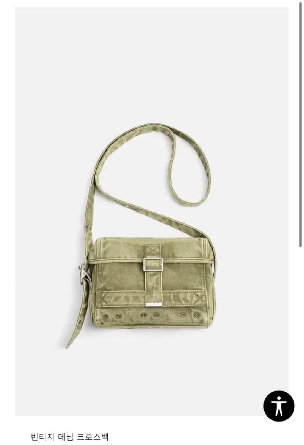 자라 빈티지 데님 크로스백 상품이미지1