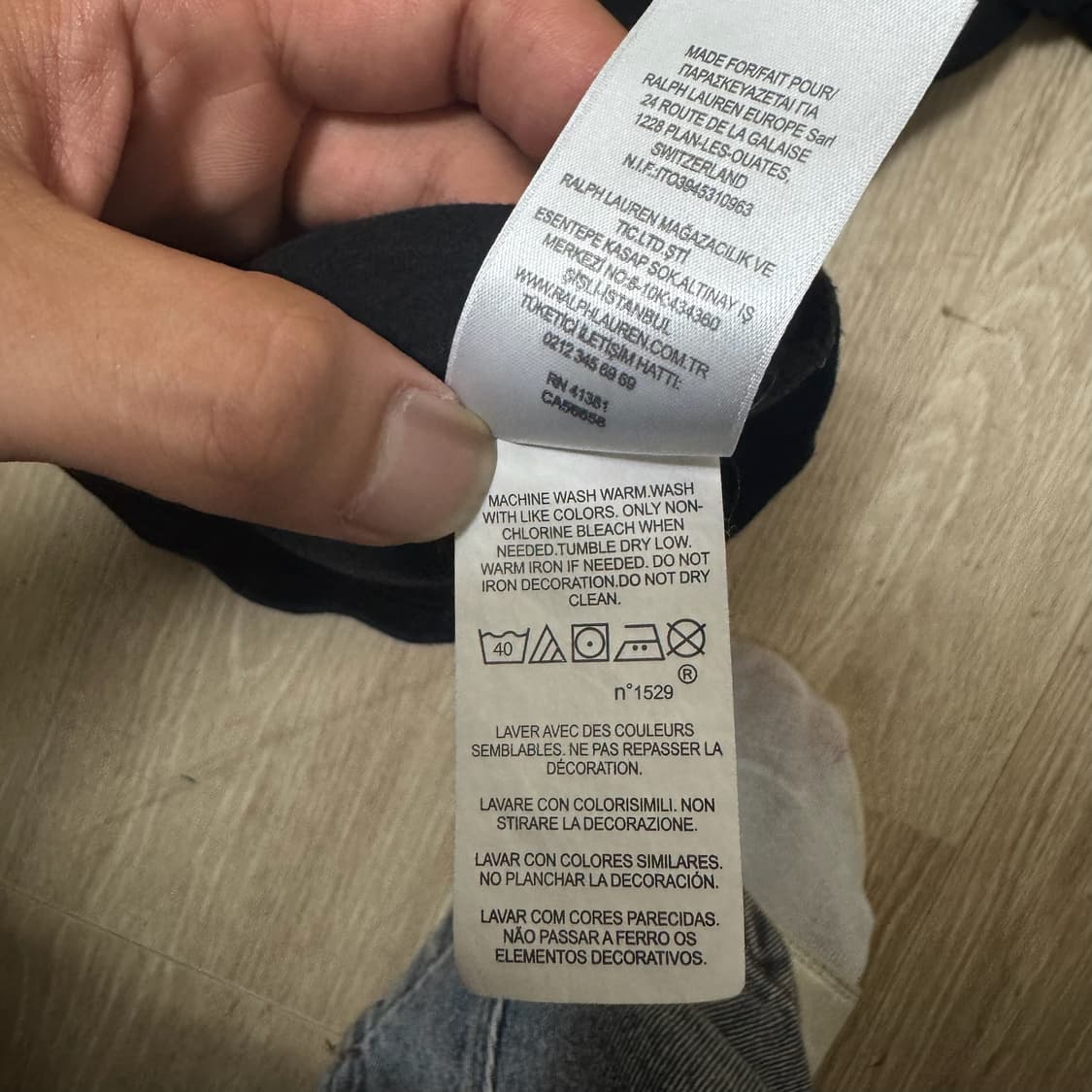 폴로 랄프로렌 라운드 반팔티 L/100  상품이미지5