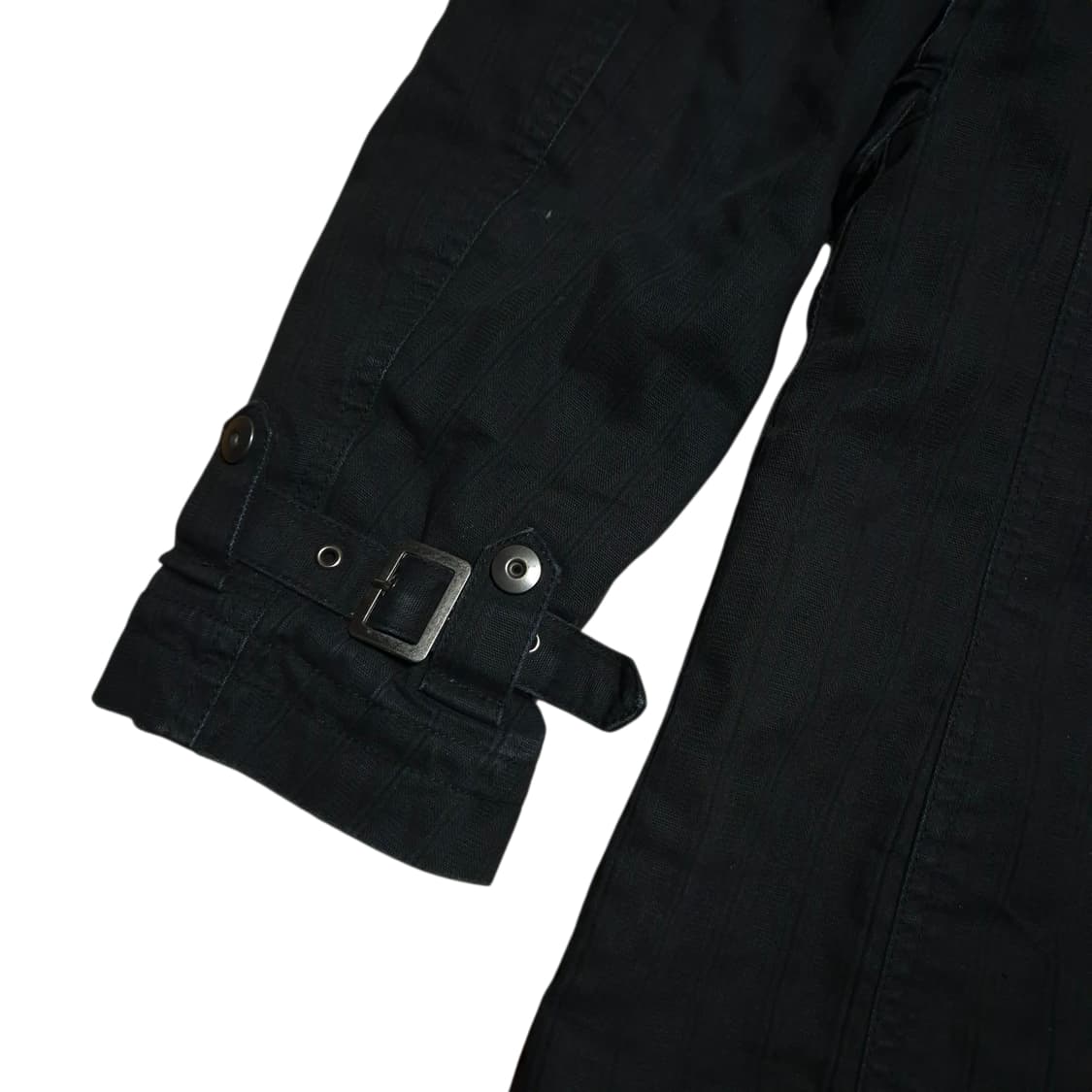 모시모 퀼팅 블랙 롱라이더 자켓 상품이미지5