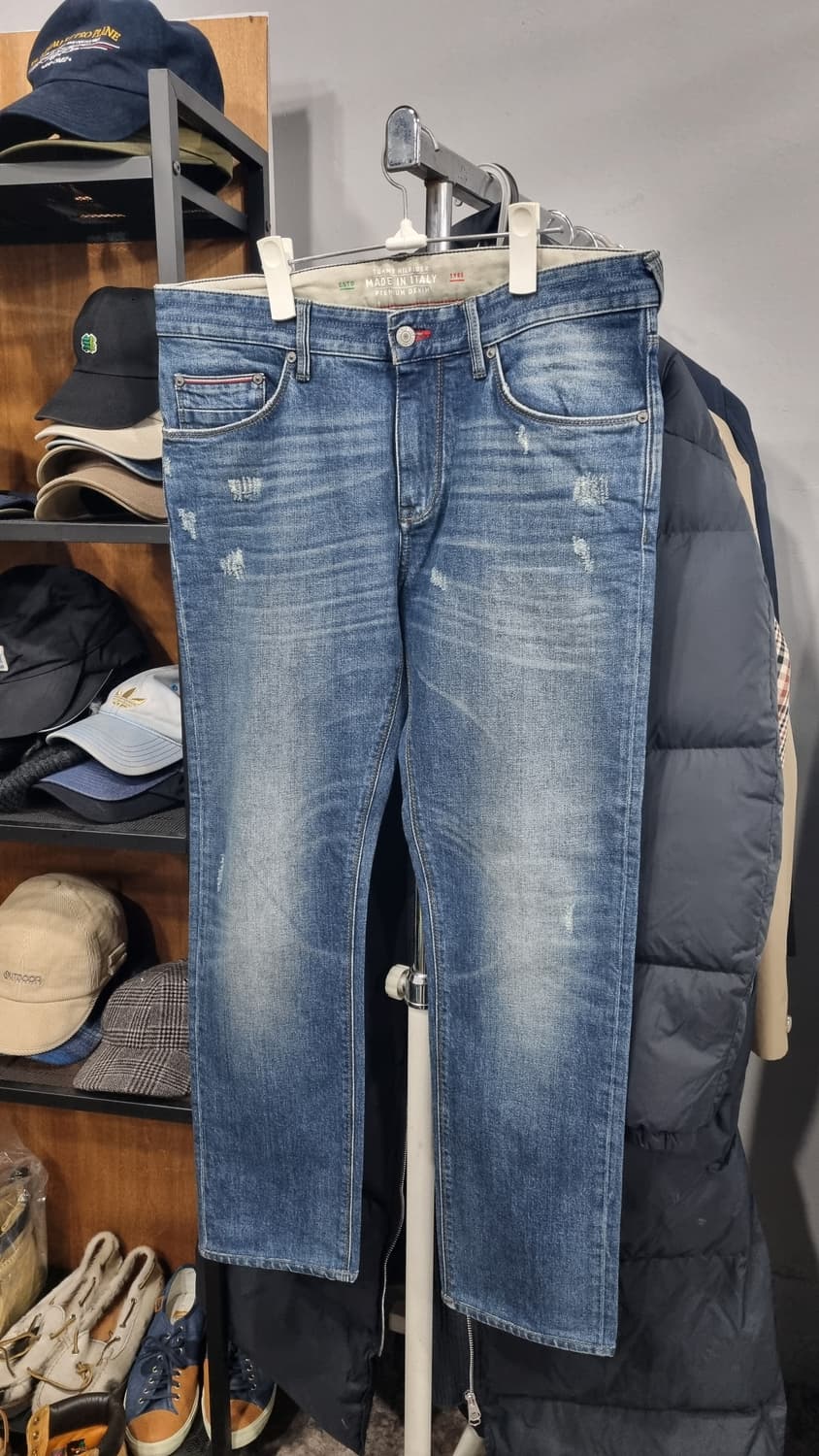 타미힐피거) Made in Italy 슬림핏 청바지 32~33 상태좋아요 상품이미지1