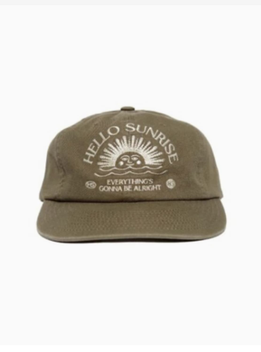 헬로선라이즈 6panel cap khaki 상품이미지1