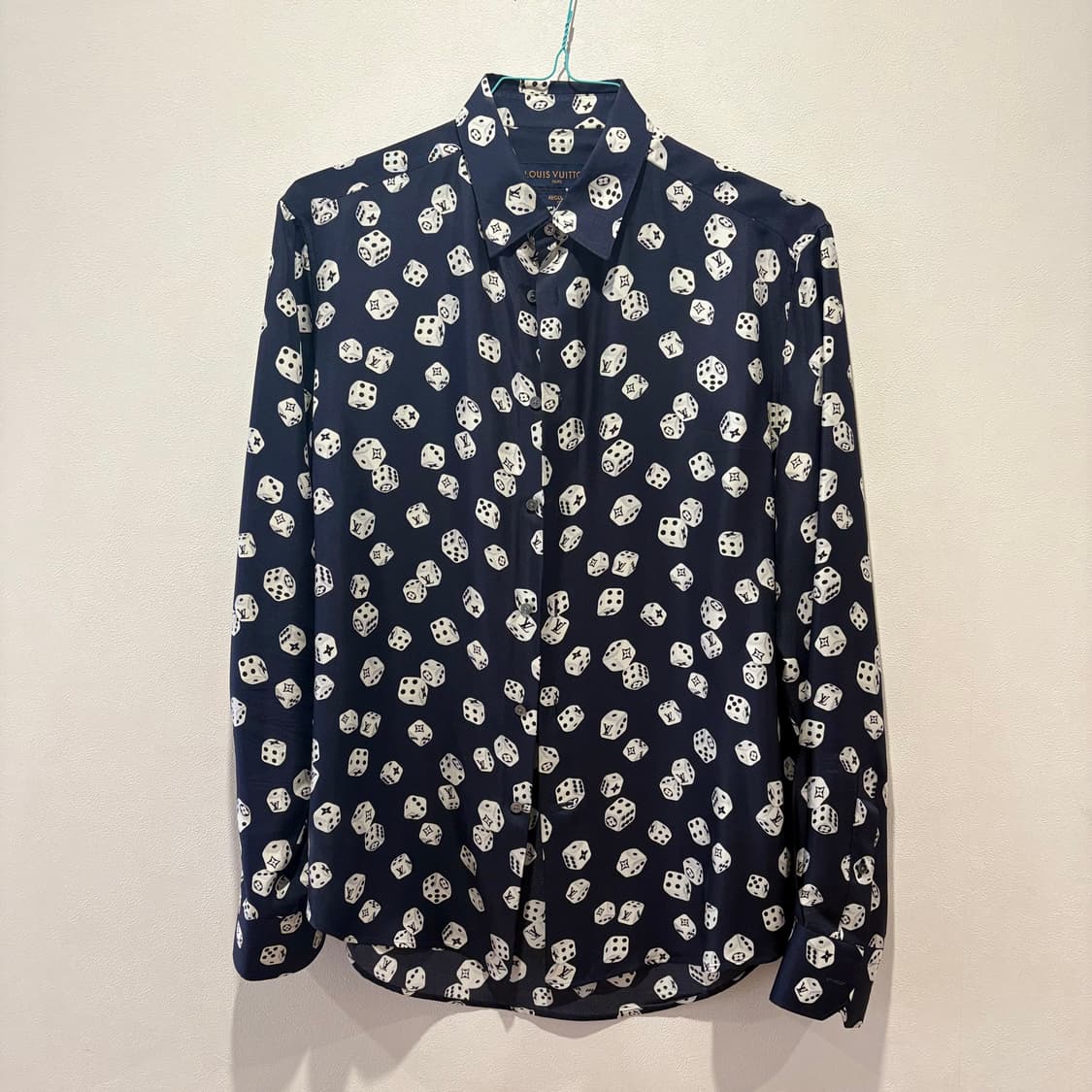 👔루이비통 주사위 실크 셔츠👔 상품이미지1