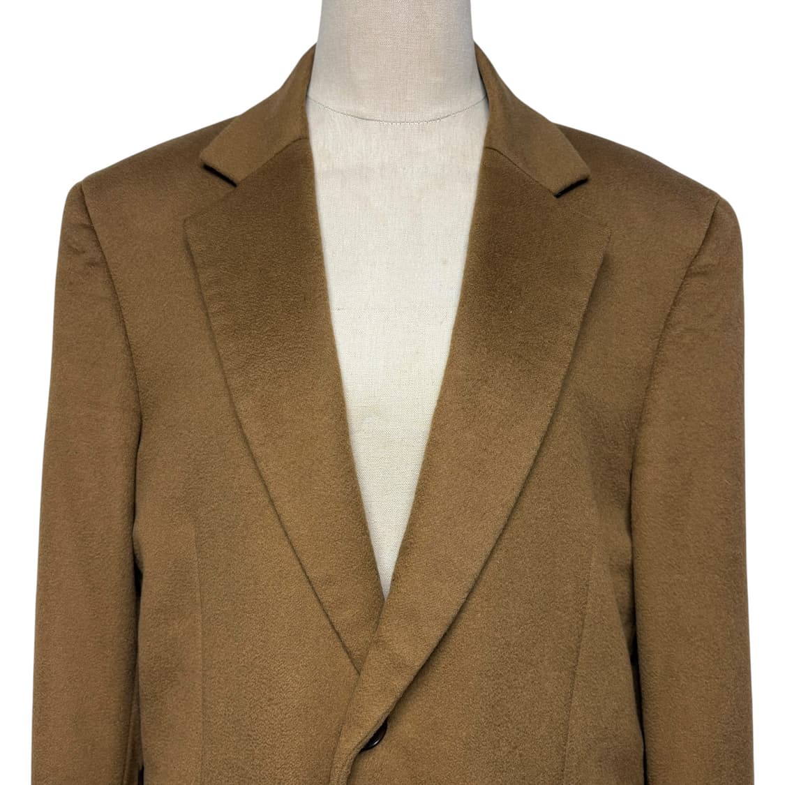 3790 한섬 타임 브라운 캐시미어 100 코트 상품이미지2