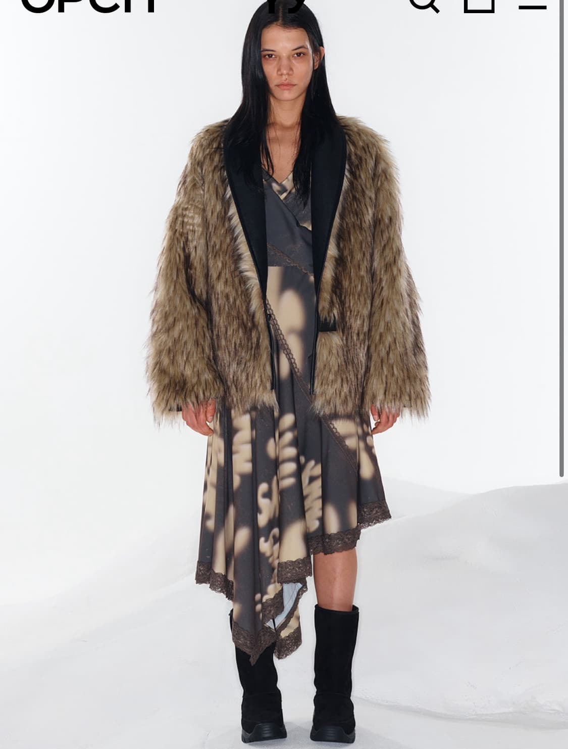 Open yy FAUX FUR REVERSIBLE JACKET 퍼자켓  상품이미지1